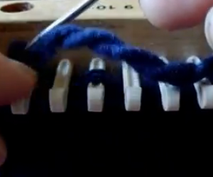 needles loom knitting bind off