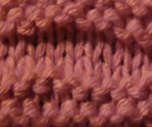 loom knit the ridge stitch
