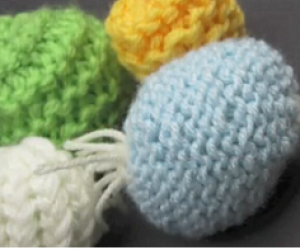 Loom Knitting Toy Balls