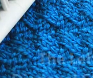 Loom Knit Diagonal Stitch