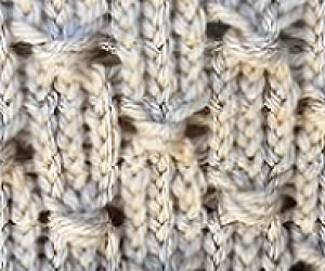Loom Knit The Cluster Stitch